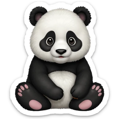 Panda roux sticker