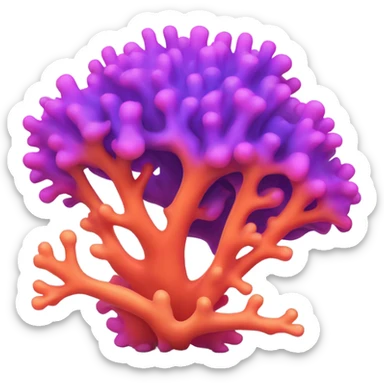 Colourful Coral sticker