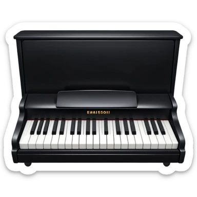 electric piano sticker