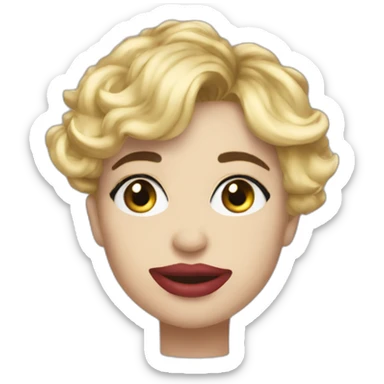 Billie Elliot qui fait un bisou  sticker