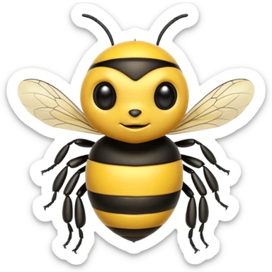 Add one bumblebee sticker