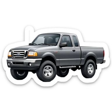 2005 dark grey ford ranger  sticker