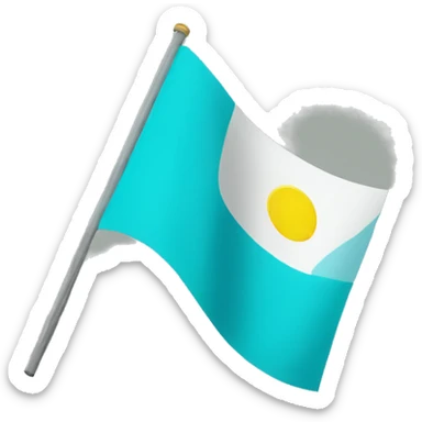 Crimean tatar flag sticker