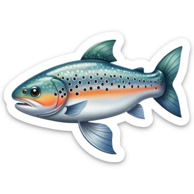 the only source of trout sticker