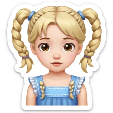 Uwu girl as a pick me sticker