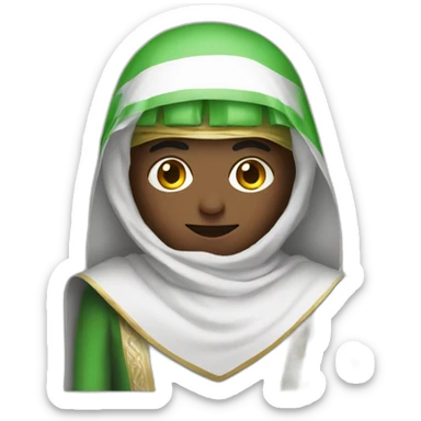 Android logo wearing a Saudi sticker