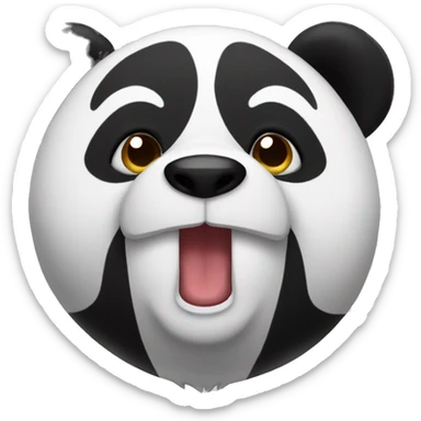 Panda sticker