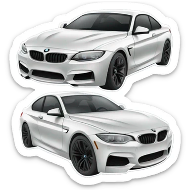 BMW car slammed sticker