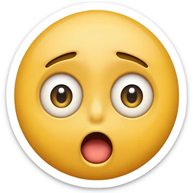 Shocking mamoji face sticker