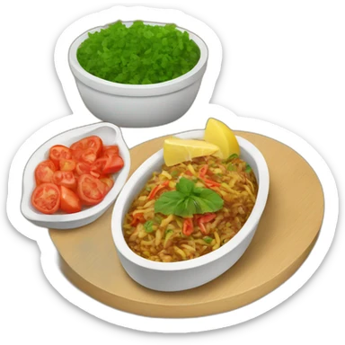 Congolese dish sticker