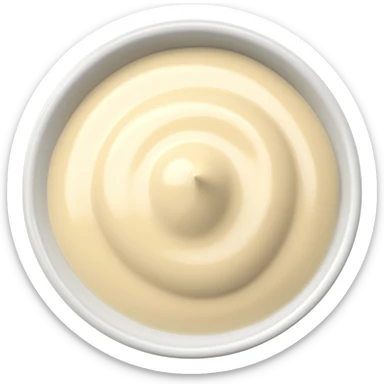 Creamsauce in a bowl sticker