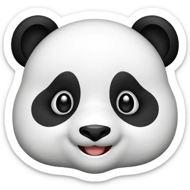MEA PANOLA panda emoji for twitch sticker