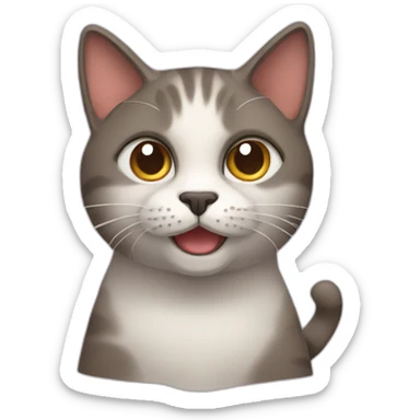 chilean huaso cat sticker