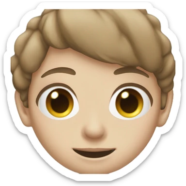 Outside of a white Subaru XV with a brown haired white girl inside the window sticker