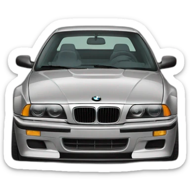 Bmw e36 calypsorot stance sticker
