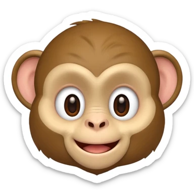 Cute monkey 🙈 sticker