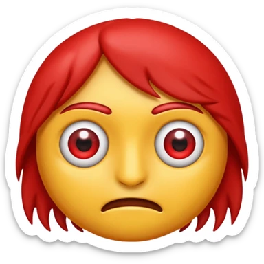 crea una imagen con un emoji Furioso sticker