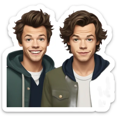 louis tomlinson and harry styles sticker