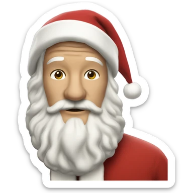Pedro Pascal as Santa Claus  sticker