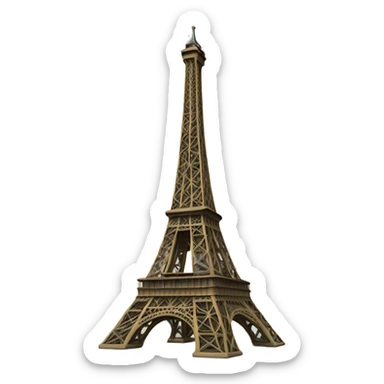 Eiffel tower sticker