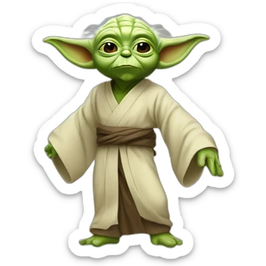 Yoda danse classique  sticker