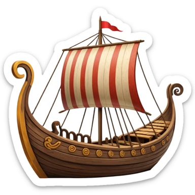 Viking Longship sticker