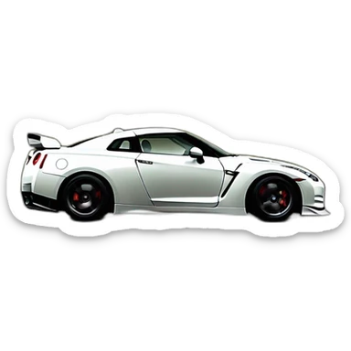 Driving down the hill at 152 mph in Nissan GTR should be r36 sticker