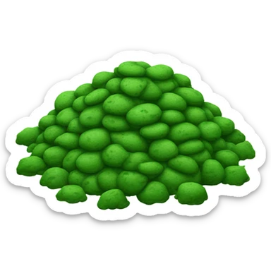 Green poop sticker