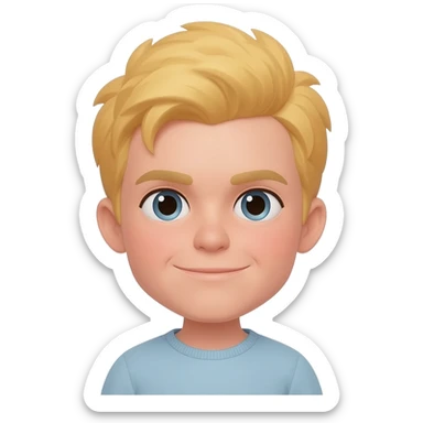 Yellow emoji cute sassy face sticker