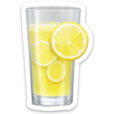 Glass of lemonade  sticker