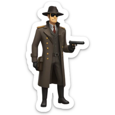 Spy tf2 sticker
