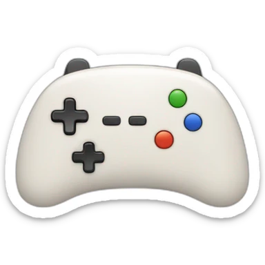 Chat qui joue a la console sticker