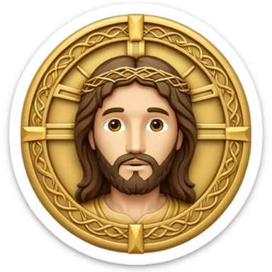 jesus logo sticker