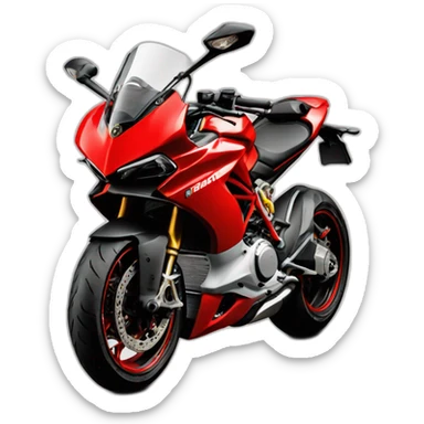 Ducati wheeling sticker
