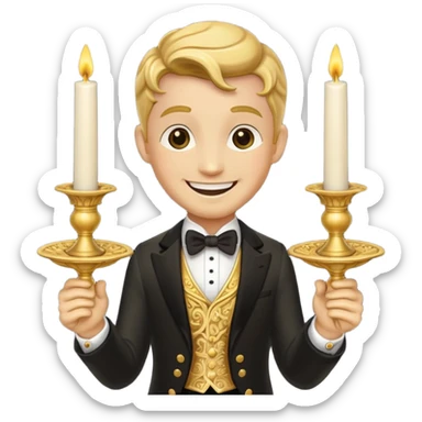 Character in Beauty and the Beast: Candlestick Butler Lumia sticker