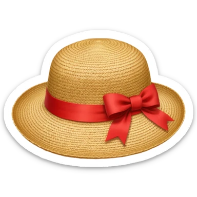 straw hat from one piece sticker