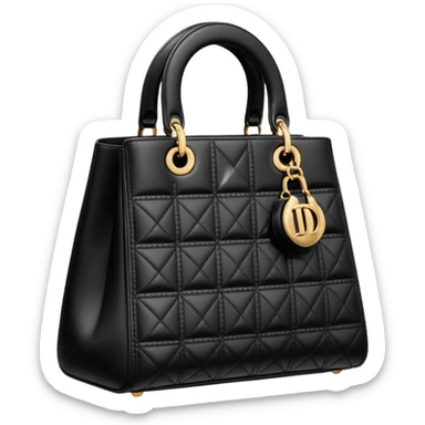 dior bag sticker