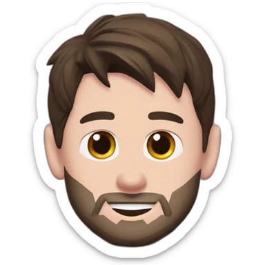 MESSI CON LA CAMISETA DEL OSASUNA sticker