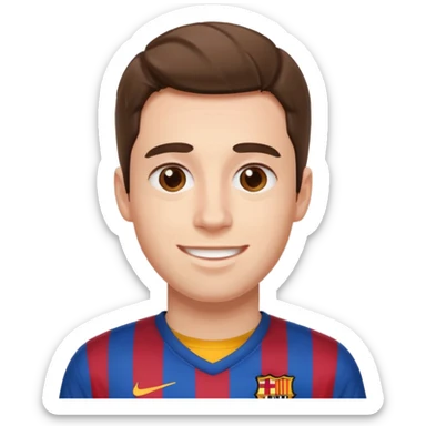 ich bin froh, ich bin Barcas Fan sticker