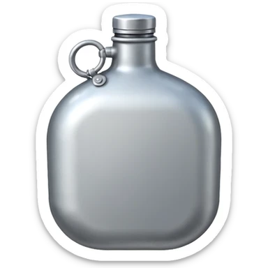 Camp Essentials, canteen,negative:character. sticker