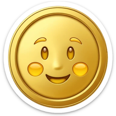 The secret to success emoji that looks like digital currency sticker