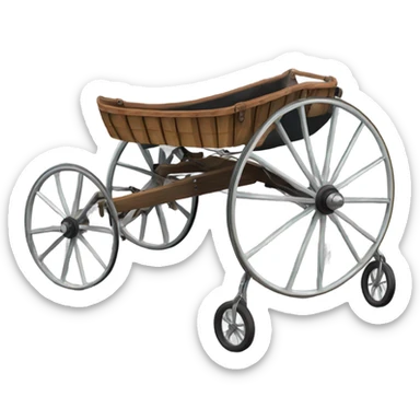 harness racing cart sticker