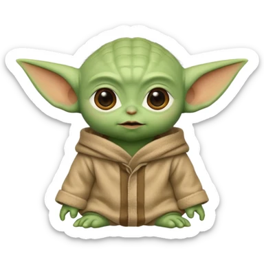🥺+baby yoda sticker