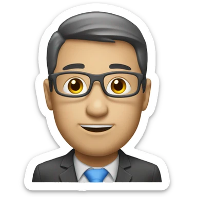 Professional emoji that shows an icon of Supplier. This will be used in an application sticker