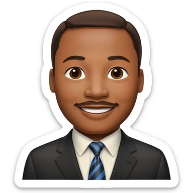 Martin Luther King Jr sticker