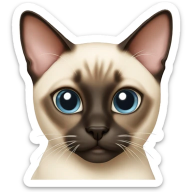 siamese cat sticker