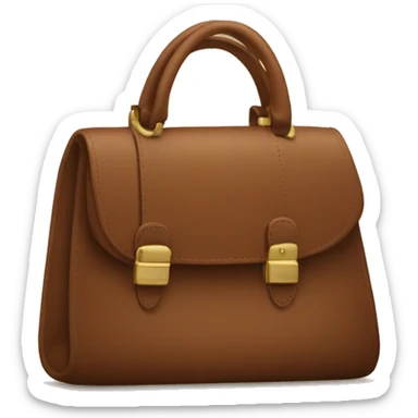 Brown handbag sticker
