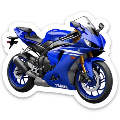 Yamaha YZF (Sportbike) - Yamaha YZF-R1 (Model Year: 2022) (Iconic colour: Blue) sticker