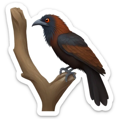 Greater coucal sticker