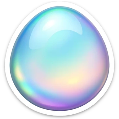 Opal stone sticker
